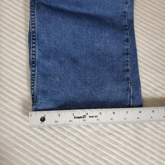 Levis 505 Jeans Mens 40x32 Blue Denim Medium Wash - Picture 9 of 9